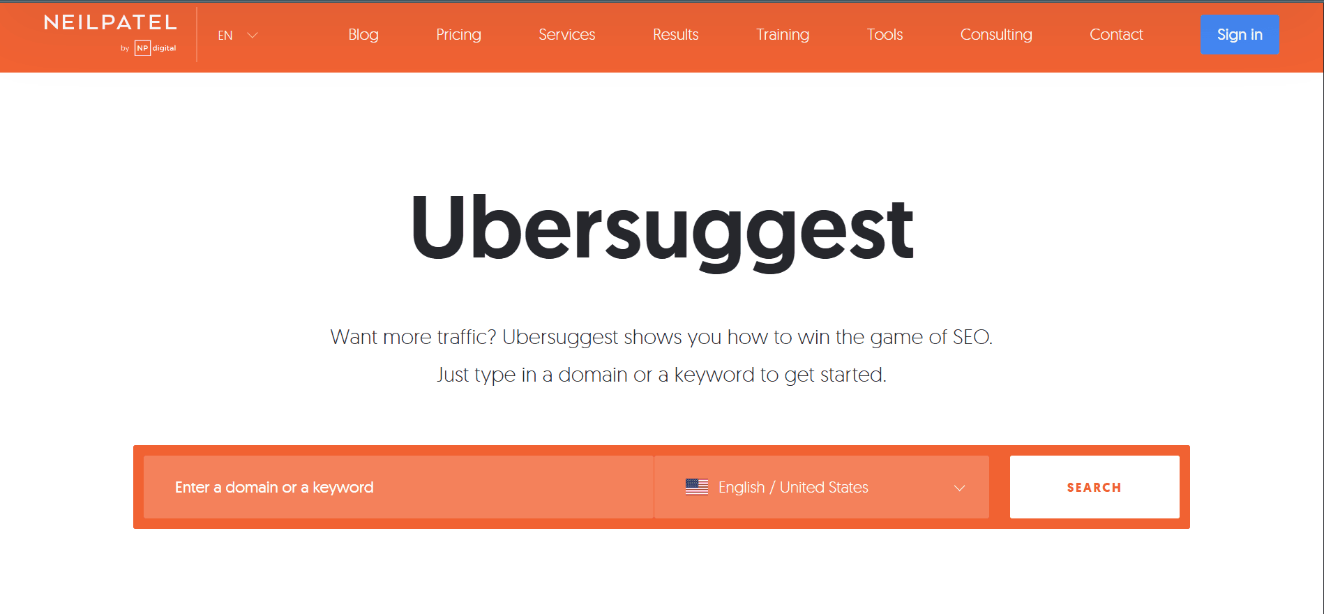 Ubersuggest
